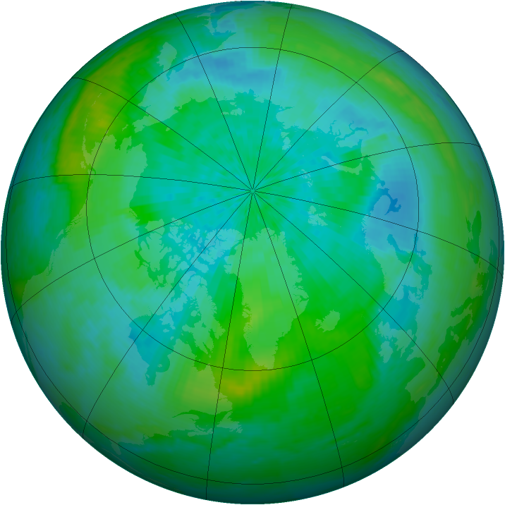 Arctic ozone map for 30 August 2002